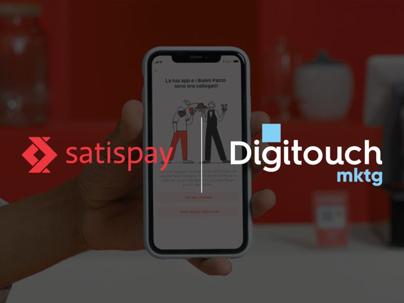 Technoretail - Satispay coinvolge Digitouch Marketing per il lancio dei buoni pasto 